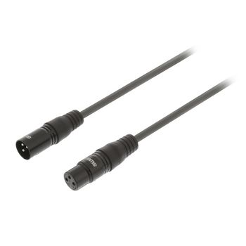 SWOP15012E15 Xlr digitale kabel xlr 3-pins male - xlr 3-pins female 1.5 m donkergrijs