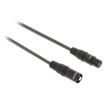 SWOP15012E15 Xlr digitale kabel xlr 3-pins male - xlr 3-pins female 1.5 m donkergrijs Product foto
