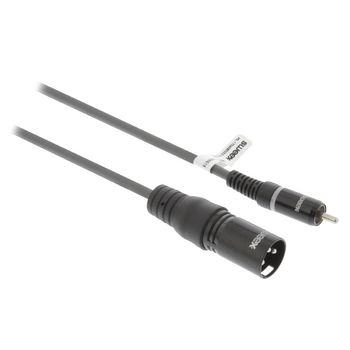 SWOP15205E15 Xlr mono kabel xlr 3-pins male - rca male 1.5 m donkergrijs Product foto