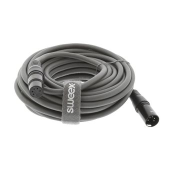 SWOP15500E150 Xlr digitale kabel xlr 5-pins male - xlr 5-pins female 15.0 m donkergrijs Product foto