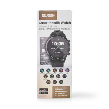 SWSW001BK Smart watch met lichaamstemperatuur functie  foto