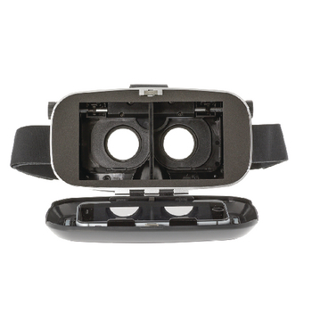 SWVR200 Virtual reality-bril zwart/zilver In gebruik foto
