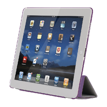 SA629 Tablet folio-case apple ipad 4 paars