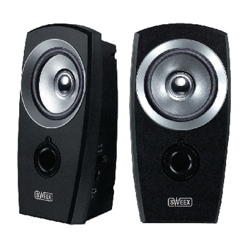 SP040 Speaker 2.0 3.5 mm 2 w zwart/zilver Product foto