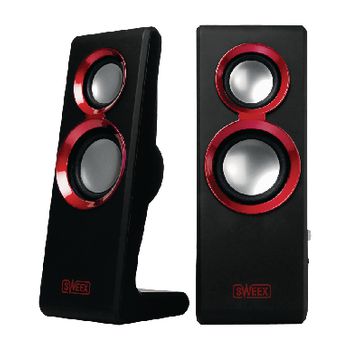 SP201 Speaker 2.0 bedraad usb 1 w rood