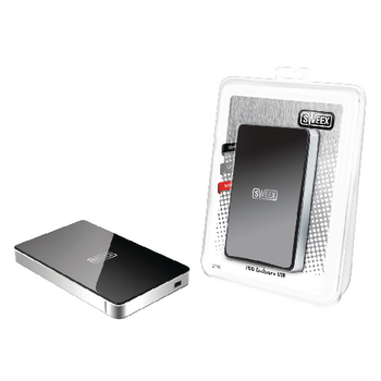 ST180 Sweex hdd-behuizing usb zwart