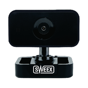 WC070 Webcam usb 2 mpixel 720p kunststof zwart Product foto