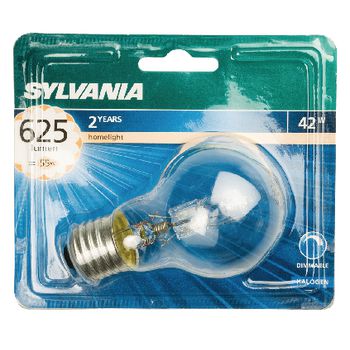 SYL-0023769 Halogeenlamp e27 a55 42 w 625 lm 2800 k Verpakking foto