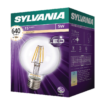 SYL-0027173 Led vintage filamentlamp bol 5 w 640 lm 2700 k Verpakking foto