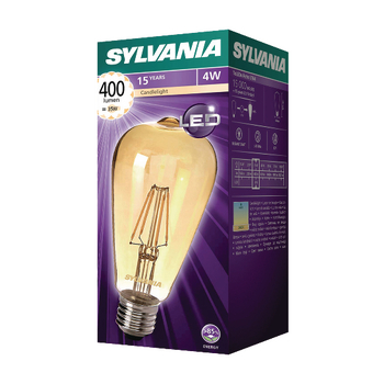 SYL-0027177 Led vintage filamentlamp st64 4 w 400 lm 2400 k Verpakking foto