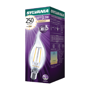 SYL-0027183 Led vintage filamentlamp gebogen kaars 4 w 250 lm 2700 k Verpakking foto