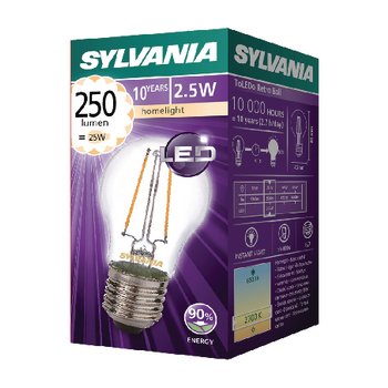 SYL-0027240 Led vintage filamentlamp bal 2.5 w 250 lm 2700 k Verpakking foto