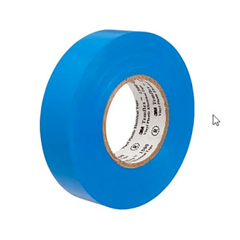 TAPE-BLUE/3M Temflex™ 1500 vinyl elektro-isolatietape 15 mm x 10 m blauw Product foto
