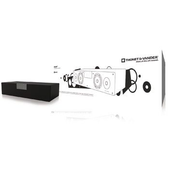TH-03551BL Bluetooth-speaker 5.1 grund 80 w zwart