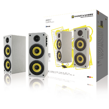 TH-03558WH Bluetooth-speaker 2.0 hoch 70 w wit/geel