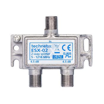 TN-ESX-02B Catv-splitter 3.8 db / 5-1218 mhz - 2 uitgangen