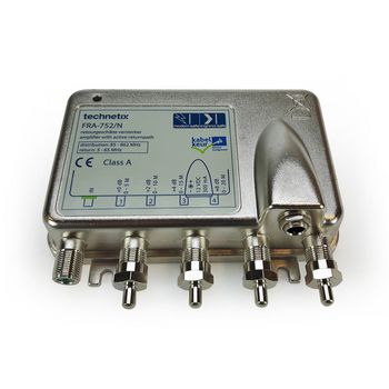 TN-FRA-752-S Versterker 8 db 5-862 mhz 4 uitgangen Product foto