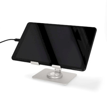 TSTND210SI Tablet standaard | standaard | draai- en kantelbaar | zilver Product foto