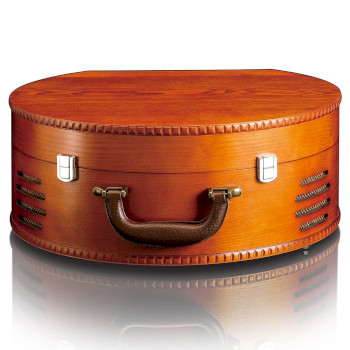 TT-34 Retro platenspeler met 2 ingebouwde luidsprekers bruin Product foto