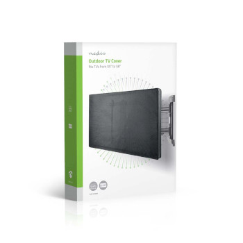 TVOC5558BK Tv-beschermhoes voor buiten | scherm afmeting: 55 - 58 \