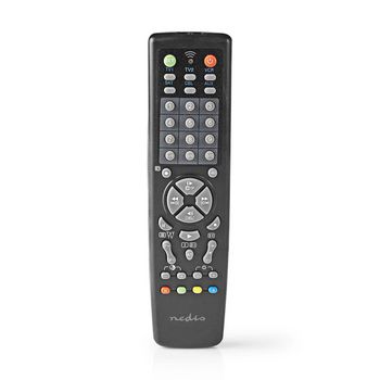 TVRC2100BK Universele afstandsbediening | voorgeprogrammeerd | 10 apparaten | geheugenknoppen / tv-gids knop | 