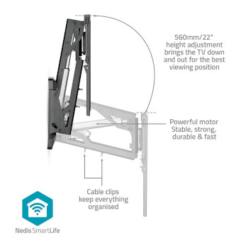 TVWM5880BK Gemotoriseerde tv-muurbeugel | 37 - 75 \
