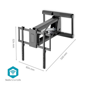 TVWM5880BK Gemotoriseerde tv-muurbeugel | 37 - 75 \
