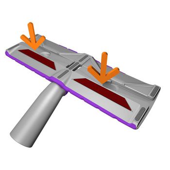 TWINNER-STRIP2 Vloerstrip set rood