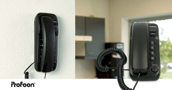 TX-115 Compacte telefoon met snoer zwart Product foto