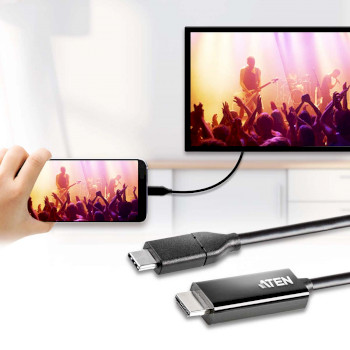 UC3238-AT Usb-c naar 4k hdmi-converter (2,7 m) Product foto