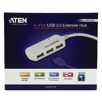 UE2120H 12 m 4 poorten usb 2.0 verlengkabel (daisy-chaining tot 60 m) Verpakking foto