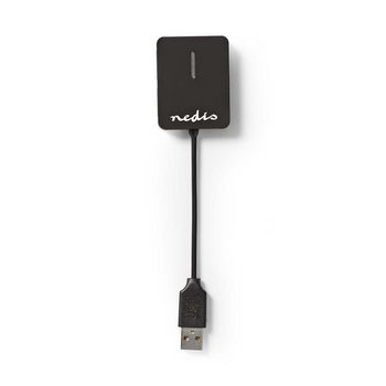 UHUBU2410BK Usb-hub | usb-a male | 4x usb a female | 4-poorts poort(en) | usb 2.0 | usb gevoed Inhoud verpakking foto