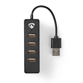 UHUBU2420BK Usb-hub | usb-a male | 4x usb a female | 4-poorts poort(en) | usb 2.0 | usb gevoed Inhoud verpakking foto