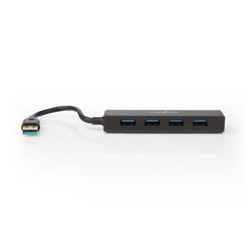 UHUBU3410BK Usb-hub | usb-a male | usb-a female | 4-poorts poort(en) | usb 3.2 gen 1 | usb gevoed | 4x usb