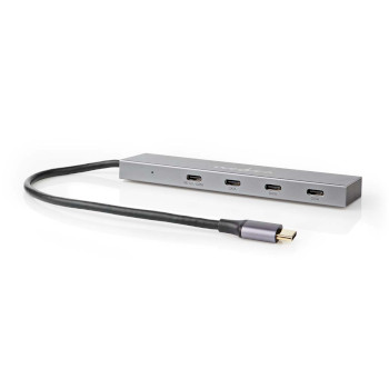 UHUBU3470AT Usb-hub | 1x usb-c™ 3.2 gen 2 male | usb-c™ 3.2 gen 2 female with pd 3.0 / 3x usb-c͐