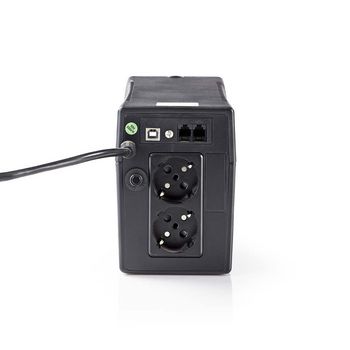 UPSD650VBK Uninterruptible power supply | nominale stroom: 650 va | 360 w | aantal stopcontacten: 2 | bescherme Product foto