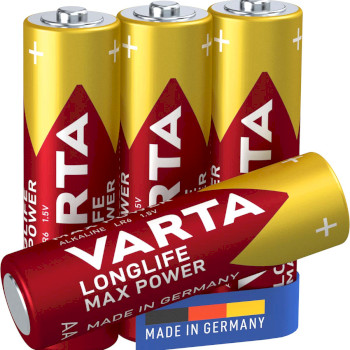 VARTA-4706/4B Alkaline batterij aa 1.5 v max tech 4-blister Product foto