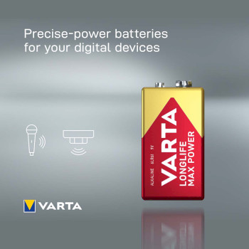 VARTA-4722 Longlife max power 9v 1-blister Product foto