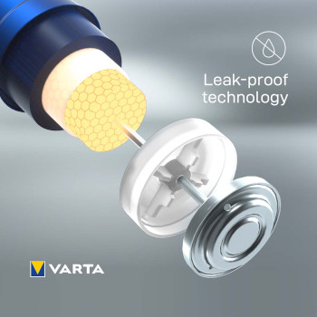 VARTA-4903/4B Alkaline batterij aaa 1.5 v high energy 4-blister Product foto