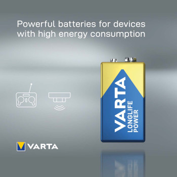VARTA-4922/1 Alkaline batterij 9 v high energy 1-blister Product foto