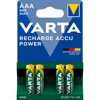 VARTA-56703B Oplaadbare nimh batterij aaa 1.2 v 800 mah 4-blister