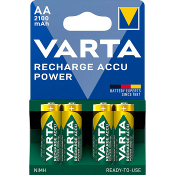 VARTA-56706B Oplaadbare nimh batterij aa 1.2 v 2100 mah 4-blister