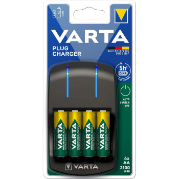 VARTA-56706 Nimh batterij oplader aa/aaa inclusief 4x aa 2100mah