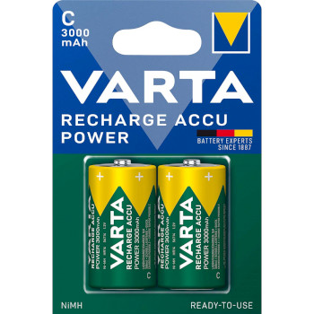 VARTA-56714B Oplaadbare nimh batterij c 1.2 v 3000 mah 2-blister