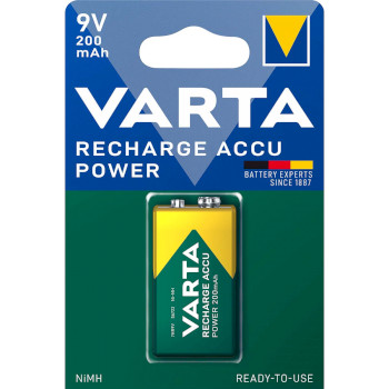 VARTA-56722/1 Oplaadbare nimh batterij e-block 9 v 200 mah 1-blister