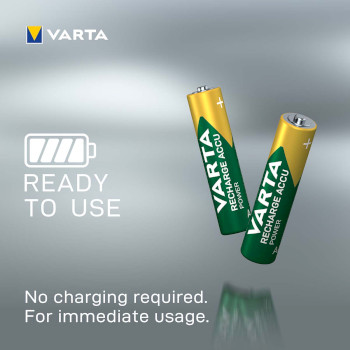 VARTA-5703B/4 Oplaadbare nimh batterij aaa 1.2 v 1000 mah 4-blister Product foto