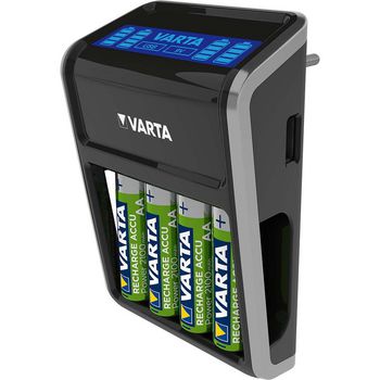 VARTA-57677 Aa/aaa nimh batterij lader 4x aa/hr6 2100 mah Product foto