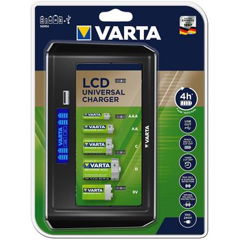 VARTA-57678 Aa/aaa/c/d/e-block nimh batterij lader