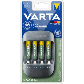 VARTA-57680 Eco oplader aa/aaa inclusief 4x aa 2100 mah