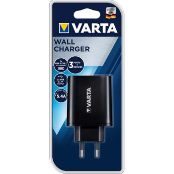 VARTA-57958 Usb thuislader (2x usb-a / 1x usb-c)